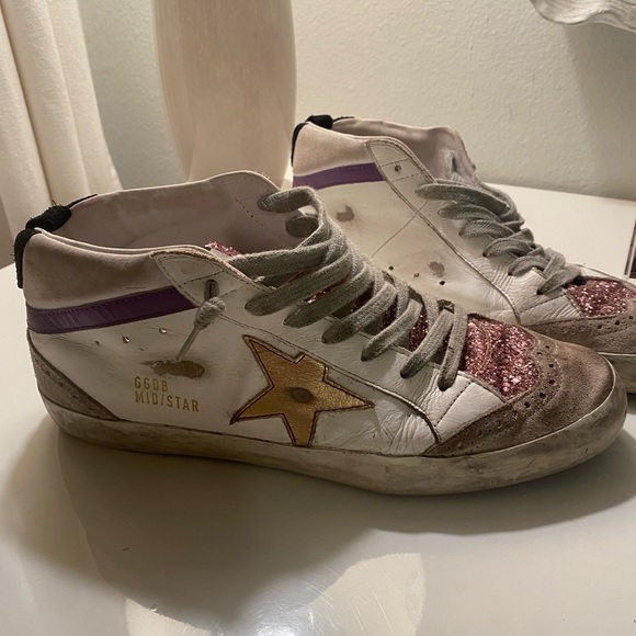 Golden Goose mid star sneakers- lightly worn GREAT condition! - Picture 2 of 11
